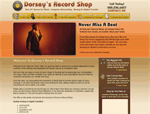 Tablet Screenshot of dorseyrecords.com